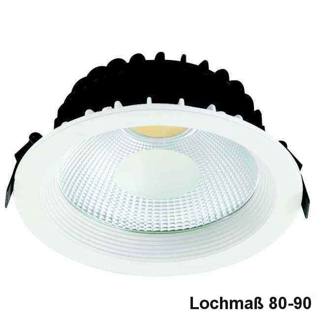 LED Einbaustrahler COB 5W 3200K  Ø-104mm