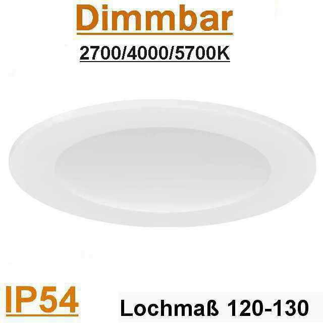 Led Einbaustrahler 13W dimmbar, IP54