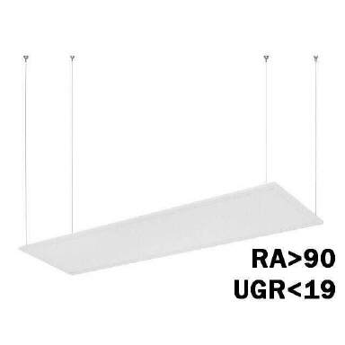 LED Hängepanel 120x30 42W Ra>90, UGR<19