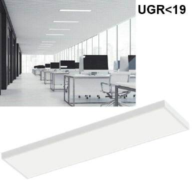 LED Aufbau-Panell 120x30cm 4000K UGR<19