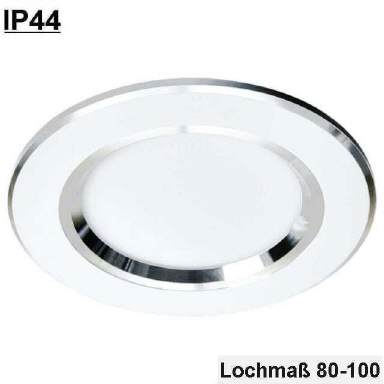 LED Einbaustrahler IP44 7W 3200K 525lm Ø-120mm