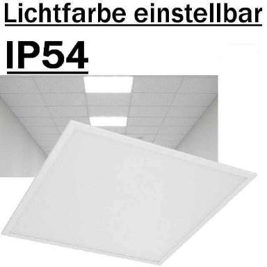 Deckenleuchte LED-Panel IP54 3000/4000/5700K