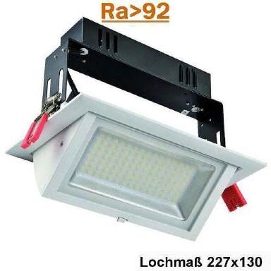 Einbaustrahler LED Dimmbar IP54 Schwenkbar RA90