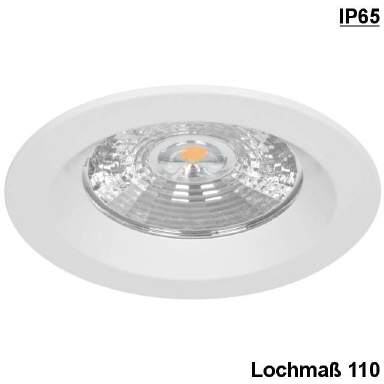 LED Einbaustrahler IP65 11W 3000K
