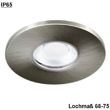 LED Einbaustrahler Eisen 6W 3000/4000/5700K IP65