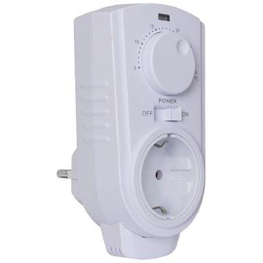 Steckdosen-Thermostat 230V/16A, 5-30C