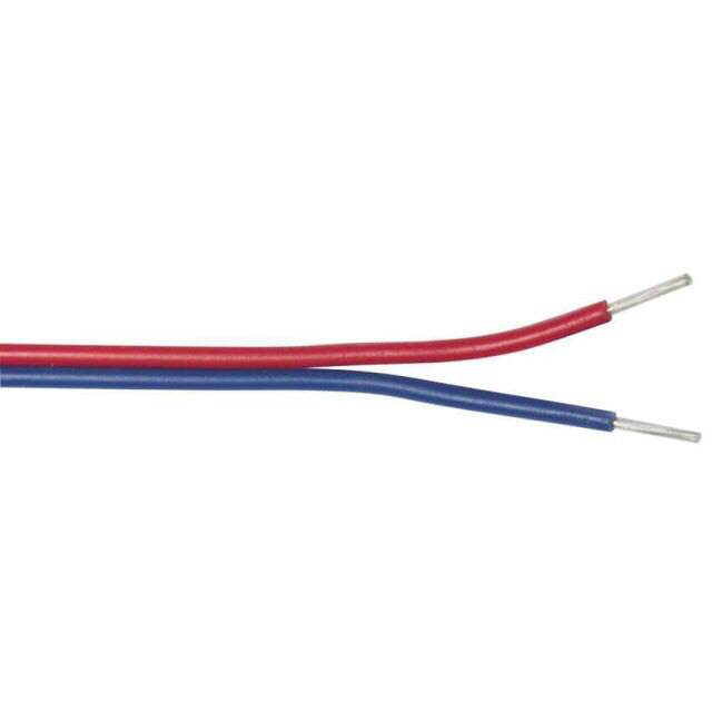 Flachbandleitung, farbig 2-adrig 10m