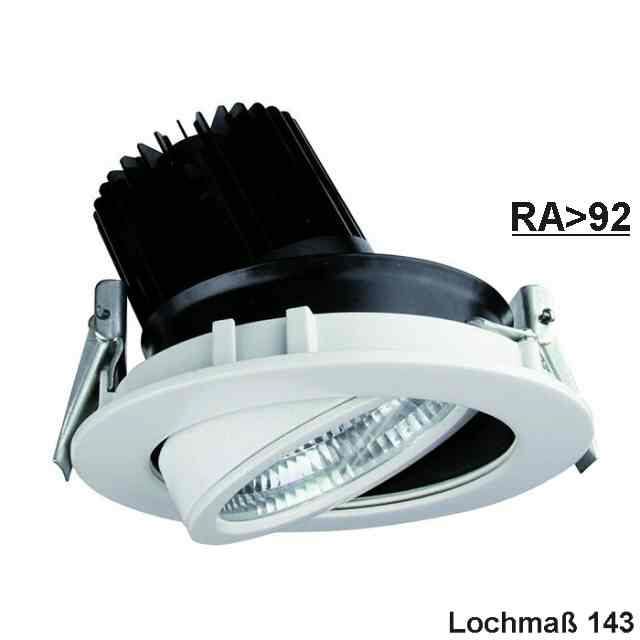 LED Downlight Rund 24W 3000K warmweiß, Ra>92