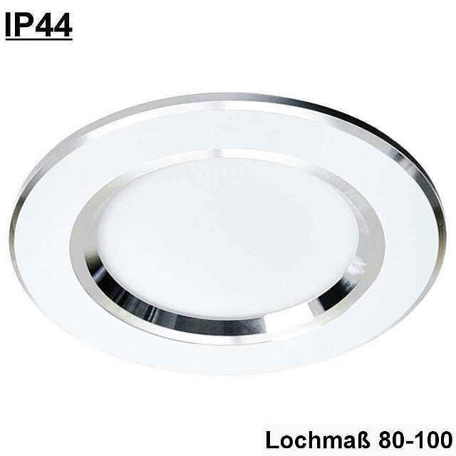 LED Einbaustrahler IP44 5W 4200K 375lm Ø-110mm