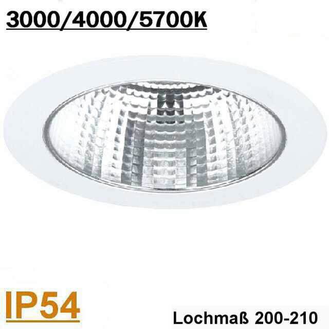 Einbaustrahler IP54 LED 25W 3000, 4000, 5700K