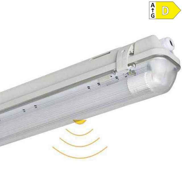 LED-Feuchtraum-Wannenleuchte mit Bewegungsmelder