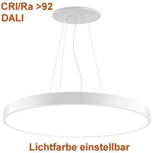 LED Pendelleuchte rund weiß Ø-87, LF einstellbar