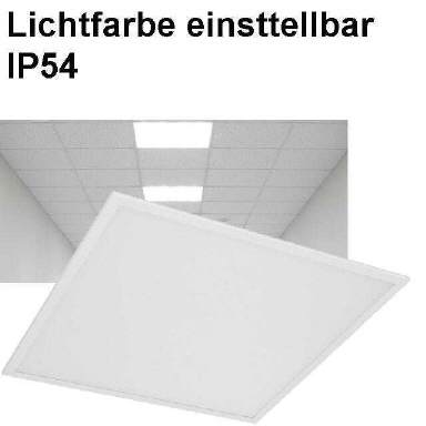 Deckenleuchte LED-Panel IP54 3000/4000/5700K