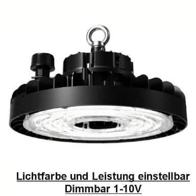 LED-Hallenstrahler einstellbar, dimmbar 1-10V