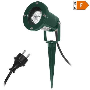 LED-Gartenstrahler grün IP68 warmweiß 5W
