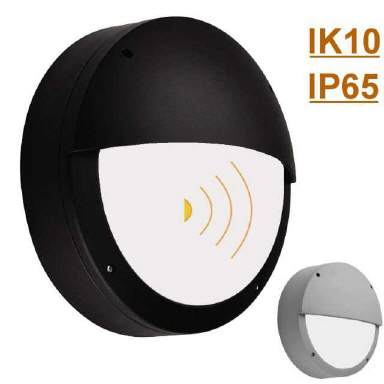 Sensorleuchte schlagfest IK10, IP65 20W