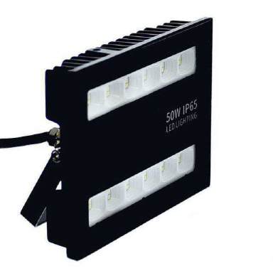 LED-Flutlichtstrahler silbergrau IP65, 80W