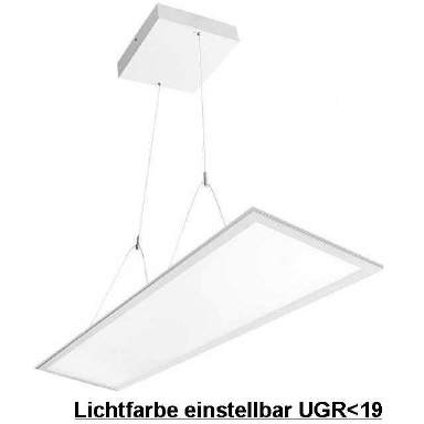 LED Panel Pendelleuchte 120 LF-einstellbar UGR<19