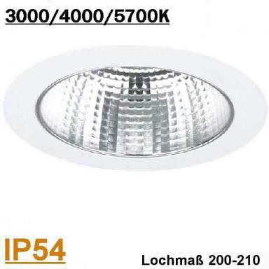 LED Einbaustrahler IP54 16W 2700, 4000, 5700K