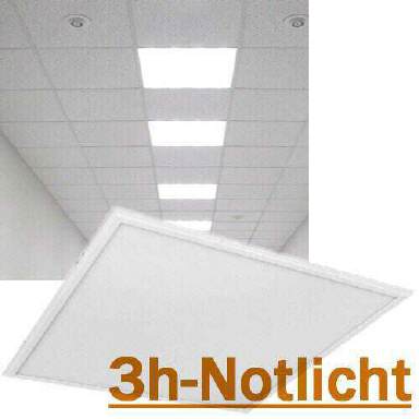LED-Panel IP54 3000/4000/5700K m. NOTLICHT