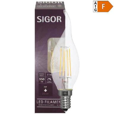 LED Kerze E14, 4,5W, Retrofit matt, Dimmbar