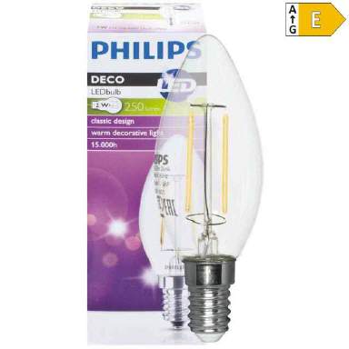 E14 LED-Tropfenlampe, 4W, 2700K, 470lm