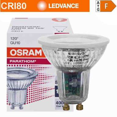 GU10 LED-Lampe 6W 2700K DIMMBAR 36° Ra97