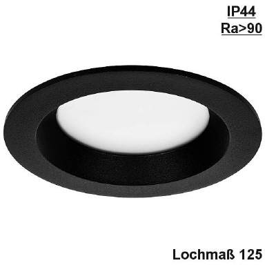 LED Einbaustrahler dimmbar IP65 Chrom 3000K 5,5W
