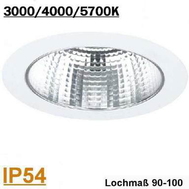 LED Einbaustrahler IP54 7W 2700, 4000, 5700K