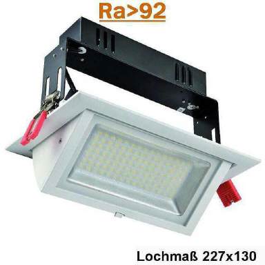LED-Einbaustrahler schwarz 6W DIM to warm Ra95