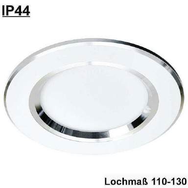 LED Einbaustrahler IP44 7W 3200K 525lm Ø-120mm