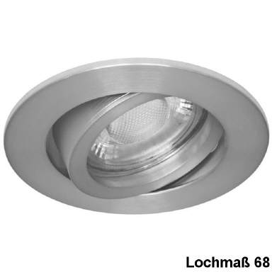 LED Einbaustrahler dimmbar 3000K Loch 55-100mm