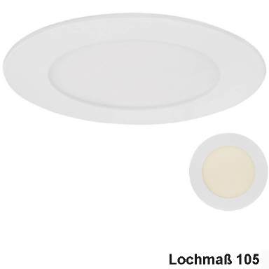 LED Einbaustrahler Chrom Loch 65-310mm
