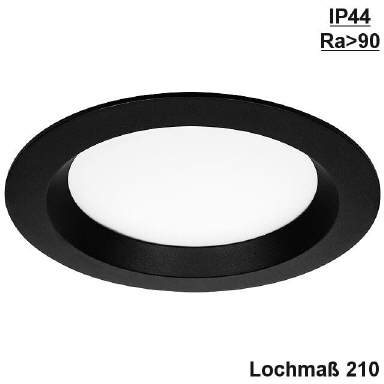 LED Einbaustrahler dimmbar IP65 Weiß 3000K 5,5W
