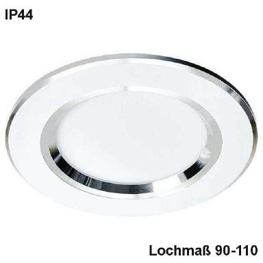 LED Einbaustrahler IP44 5W 4200K 375lm Ø-110mm
