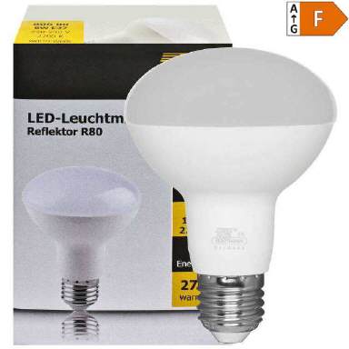 LED-Tropfenlampe gelb E27 230V 1W