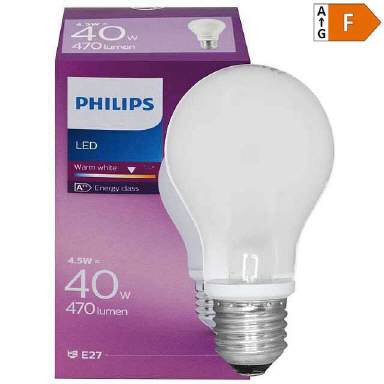 LED Lampe E27 4,5W Retrofit 2700K