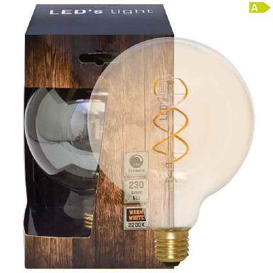 LED-Tropfenlampe warmweiss E27 230V 1W