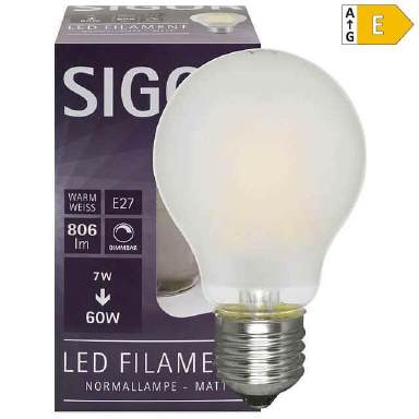 LED Globe Lampe E27 7,2W Ø 95  2700K