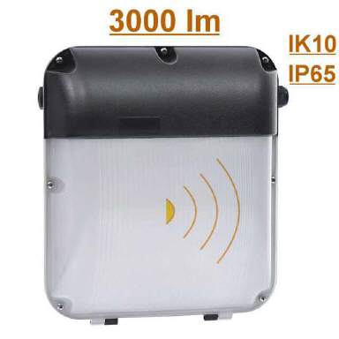 Sensorleuchte LED 30W 3000lm,  IK10 IP65