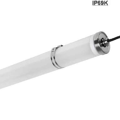 LED Rohrleuchte 40W 4000K IK09 150cm, IP69K