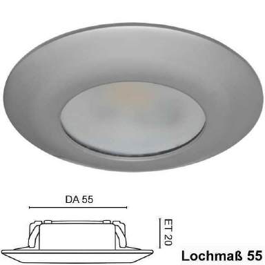 LED Einbaustrahler Lochmaß 55 bis 70 mm