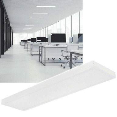 LED-Panel Aufbau 125x32 cm neutralweiss 41-50W